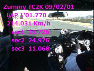 最高速214.031Km/h、 LAP1秒770